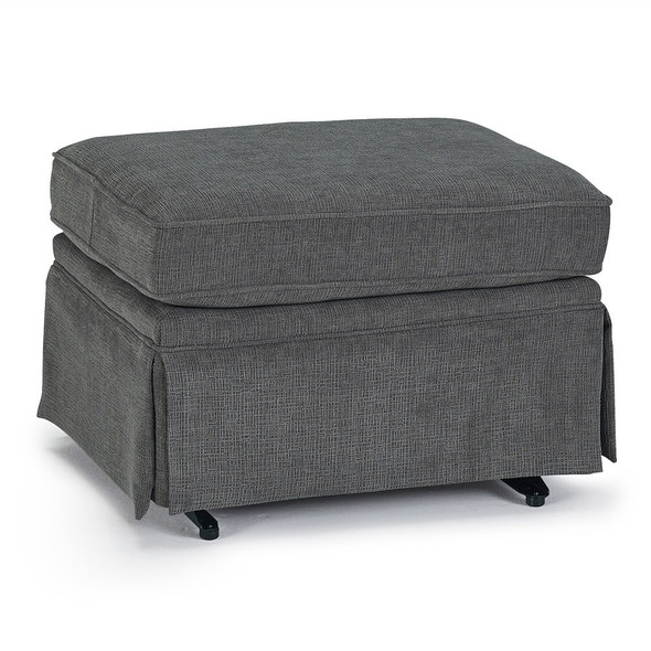 Best Chairs Charlotte Glide Ottoman - Mocha