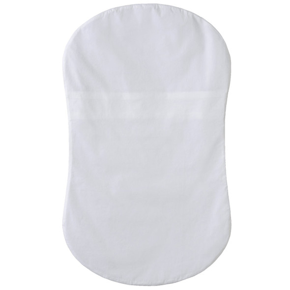 Halo Bassinet Fitted Sheet in White