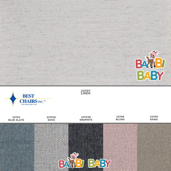 Best Chairs Fabric Swatch - 23707, 23702, 23703C, 23703D, 23708, 23709