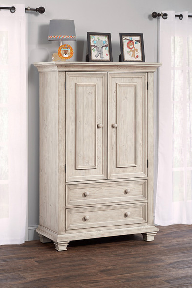 Oxford Baby Westport Collection Armoire in Washed Sand