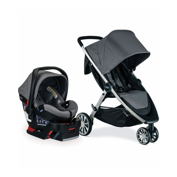 Britax B-Lively & B-Safe Ultra Travel System in Gris
