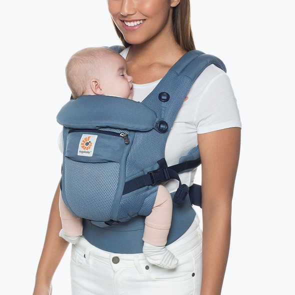 ErgoBaby Baby Carrier Adapt Cool Air Mesh in Oxford Blue