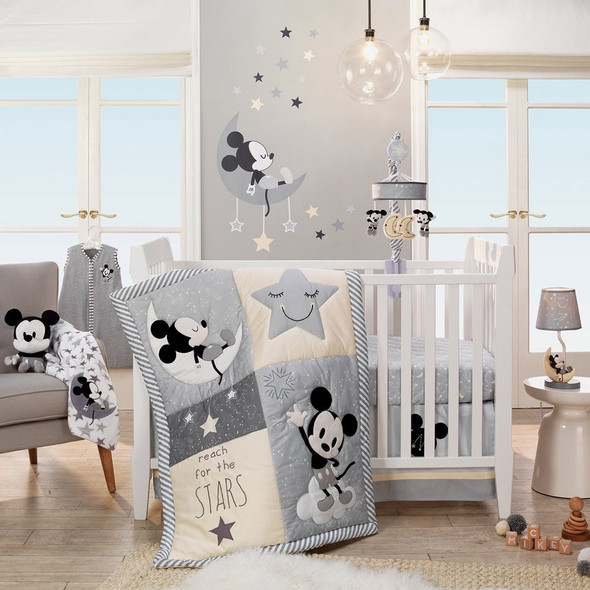 Lambs & Ivy Mickey 4-Piece Bedding Set