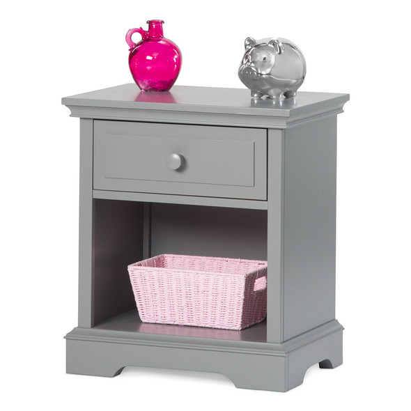 Child Craft Universal Select Night Stand in Cool Gray