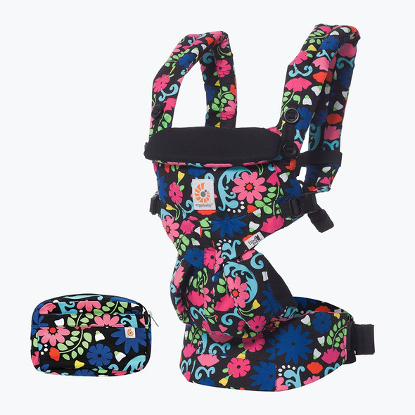 ErgoBaby Omni 360 All-in-One Ergonomic Baby Carrier in French Bull - Flores