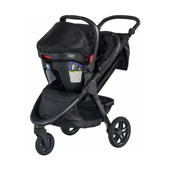 Britax B-Free & B-Safe Ultra Travel System in Midnight