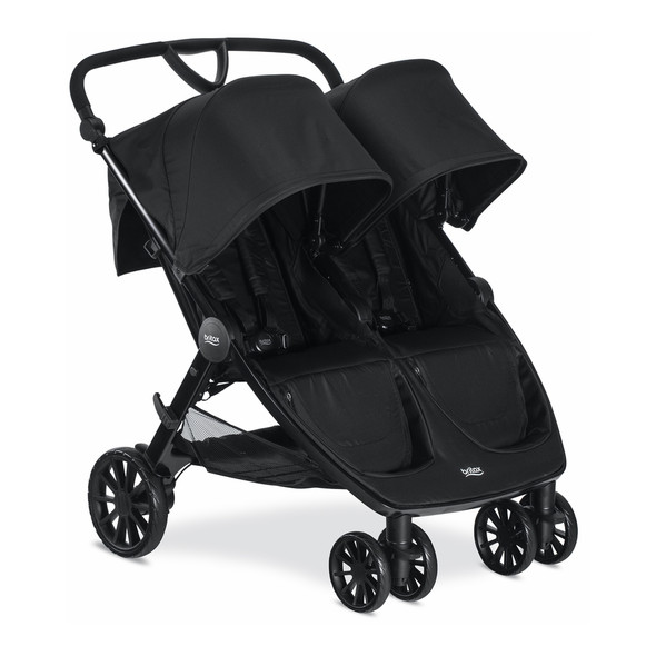 Britax B-Lively Double Stroller in Raven