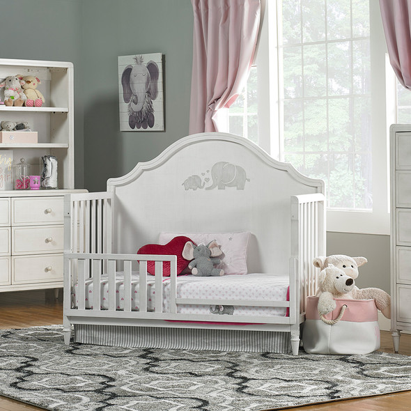 Dolce Babi Capri Full Panel Conv Crib in Linen