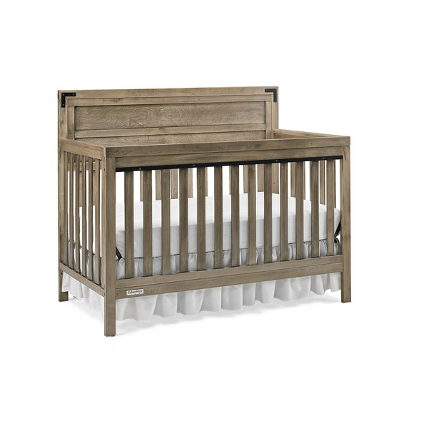 Fisher Price Paxton Convertible Crib in Rustic Brown