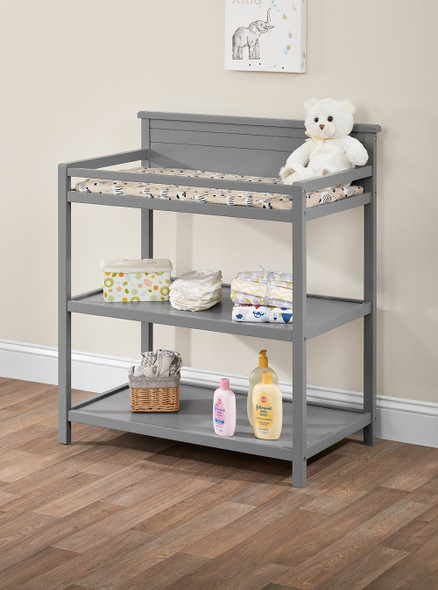 Oxford Baby Emerson Changing Station in Dove Gray