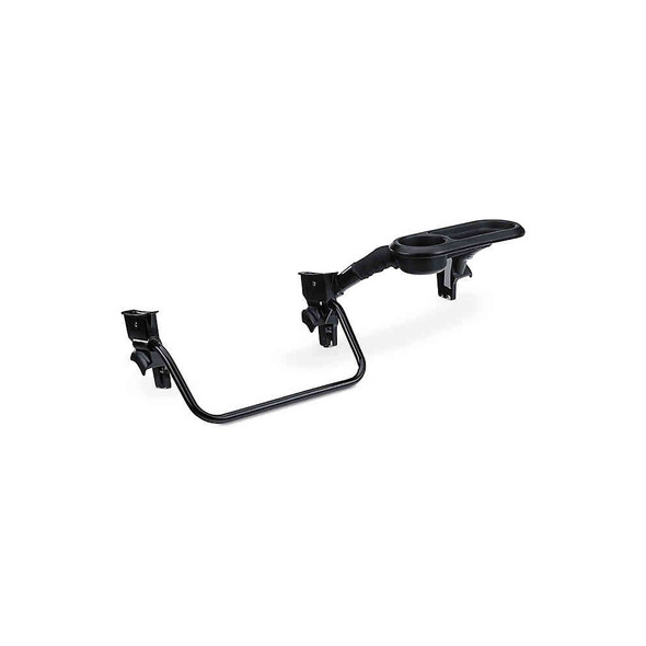 Britax B-Lively Double Infant Seat Adapter and Child Tray in Black