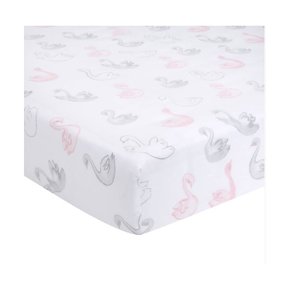 Lambs & Ivy Swan Princess - Signature Sheet - Swan Print