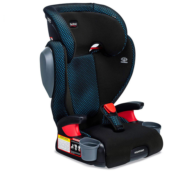Britax USA Highpoint 2-Stage Belt-Positioning Booster Car Seat - Highback and Backless in Cool Flow Teal
