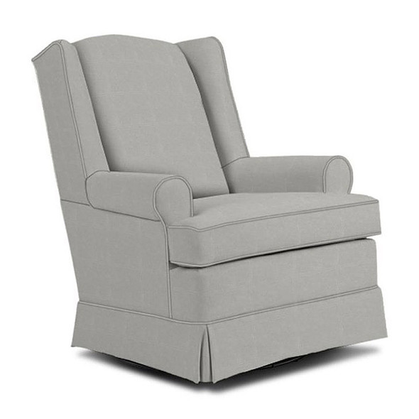 Best Chairs Roni Swivel Glider in Grey