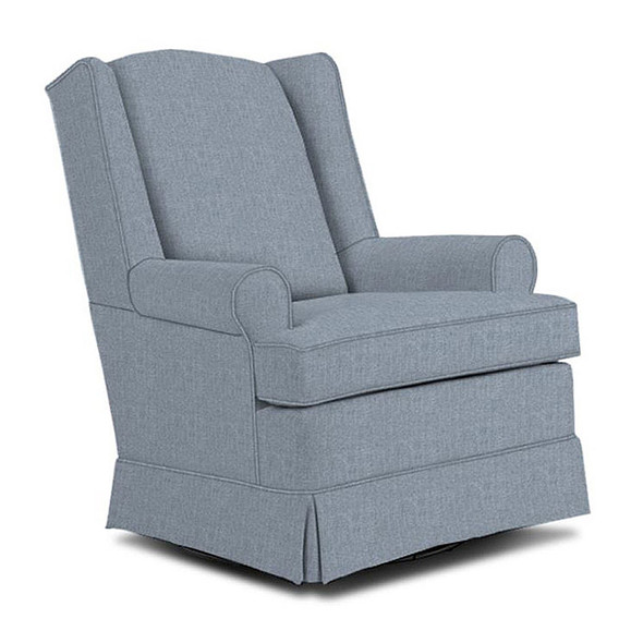 Best Chairs Roni Swivel Glider in Sky