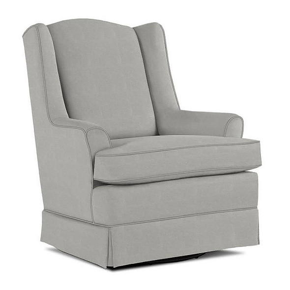 Best Chairs Natasha Swivel Glider in Grey