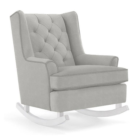 Best Chairs Paisley Rocker in Grey