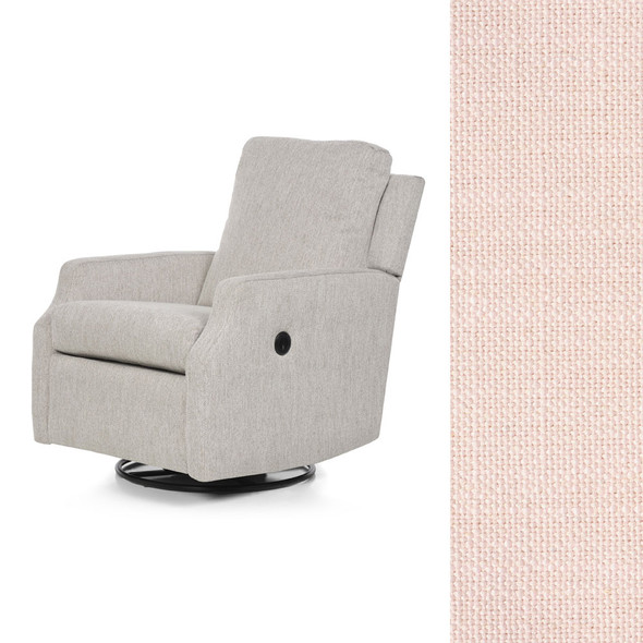 Oilo Harlow Glider w/ Power & USB in HP Oxford Blush