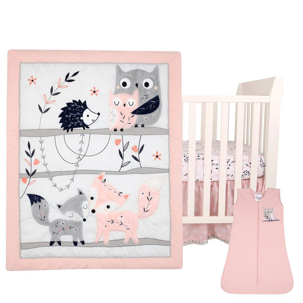 Lambs & Ivy Forever Friends 4-Piece Bedding Set