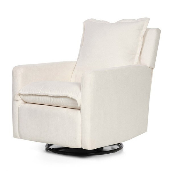 Oilo Flynn Glider w/ Power & USB in Chenille Linen