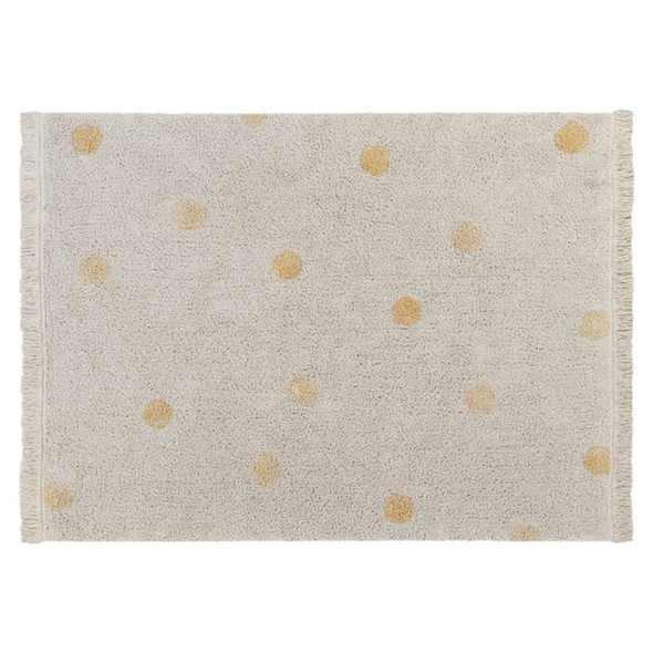 Lorena Canals Washable Rug Hippy Dots Natural - Honey