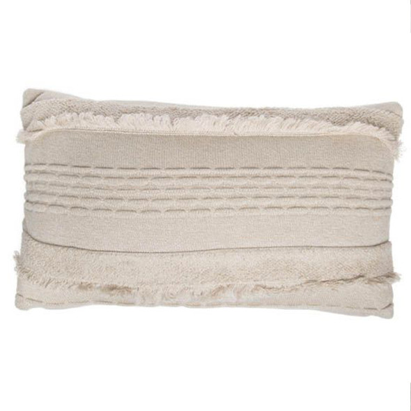 Lorena Canals Knitted Cushion Air Dune White