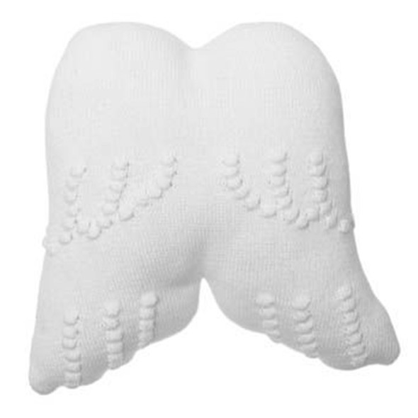 Lorena Canals Knitted Cushion Angel Wings