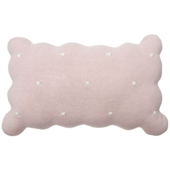 Lorena Canals Knitted Cushion Biscuit Pink