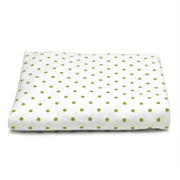 Liz and Roo Chartreuse Mini Dots Crib Sheet