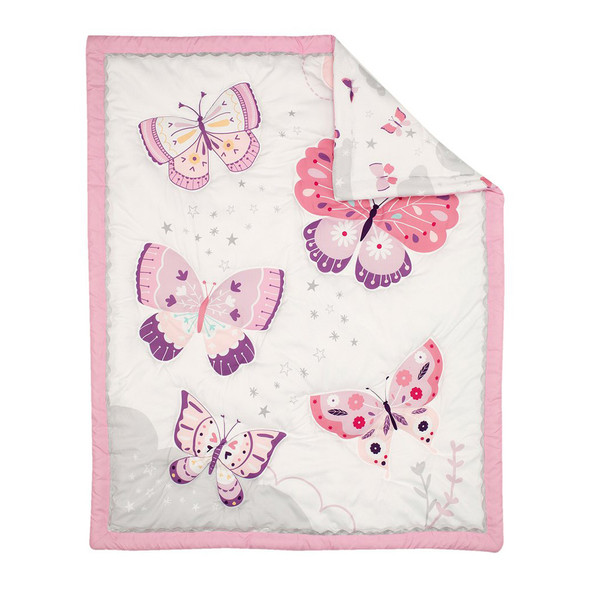 Bedtime Originals Butterfly Kisses 3-Piece Bedding Set