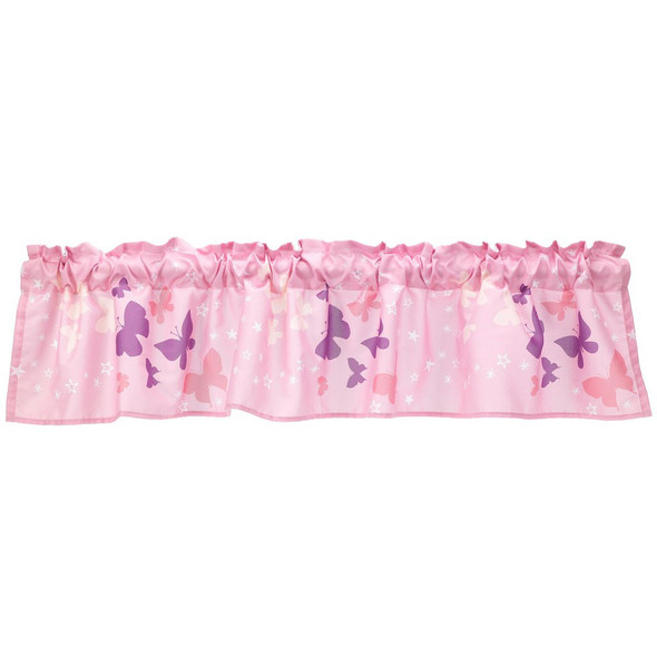 Bedtime Originals Butterfly Kisses Window Valance