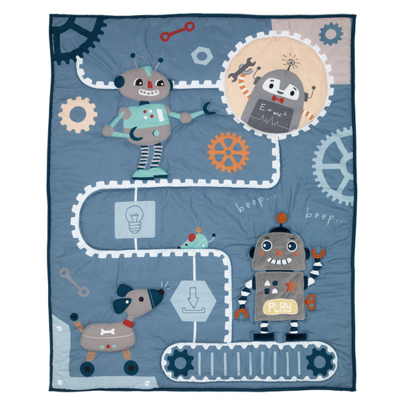 Bedtime Originals Robbie Robots 3-Piece Bedding Set