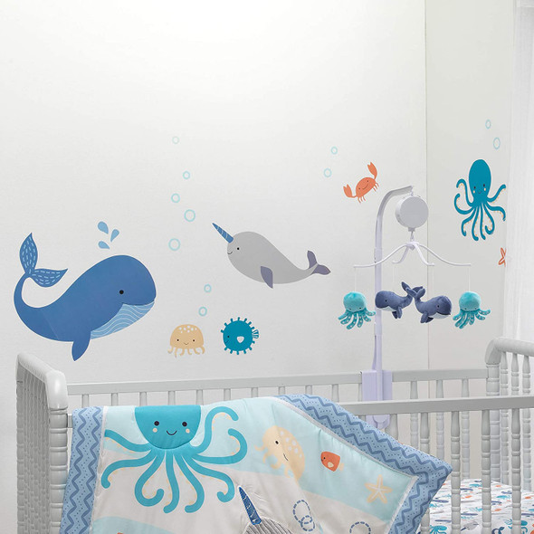 Bedtime Originals Whales Tale Wall Decals