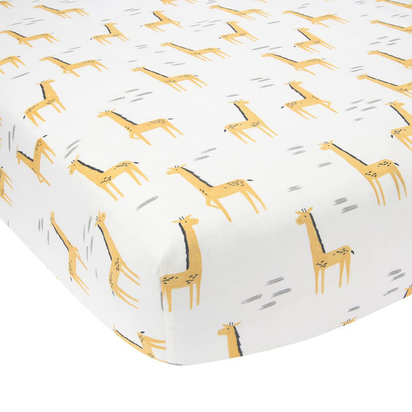 Lambs & Ivy Giraffe Crib Sheet