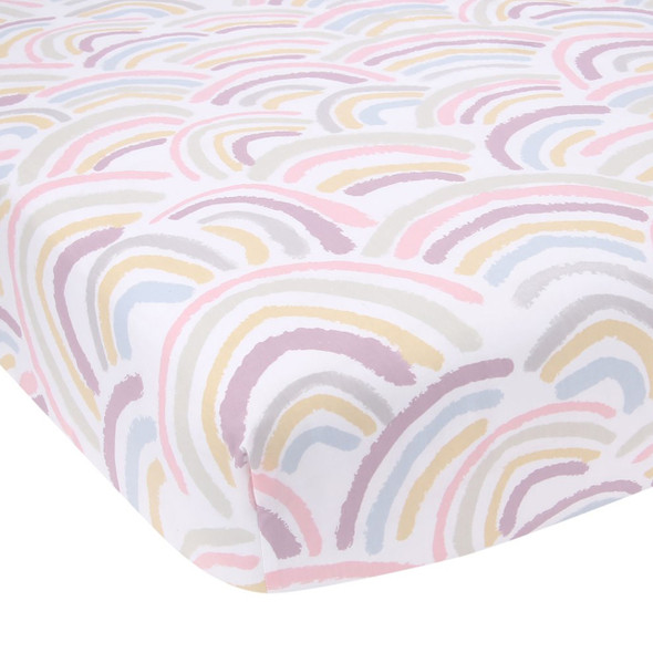 Lambs & Ivy Rainbow Crib Sheet