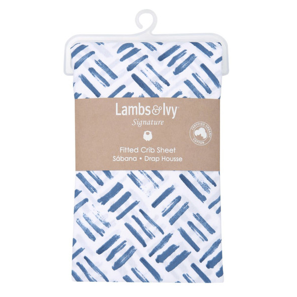 Lambs & Ivy Crib Sheet Watercolor Tile