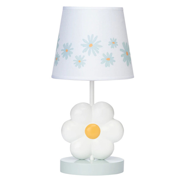 Lambs & Ivy Sweet Daisy Lamp w/Shade & Bulb