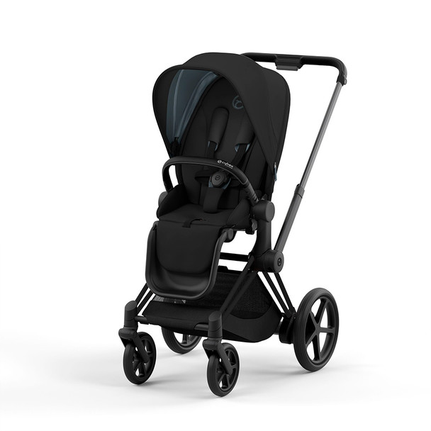 Cybex ePriam2 Matte Black Frame + Deep Black Seat Pack