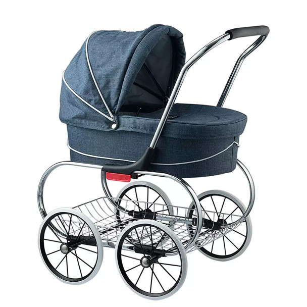 Valco Princess Doll Stroller in Navy