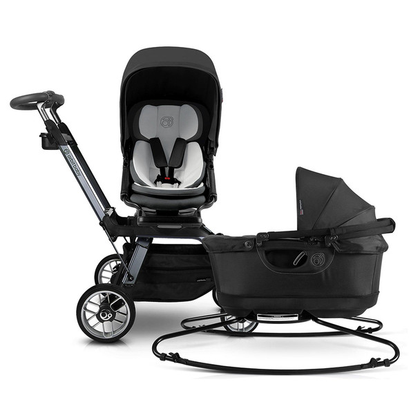 Orbit Baby Stroll & Sleep Travel System in Black/Titanium