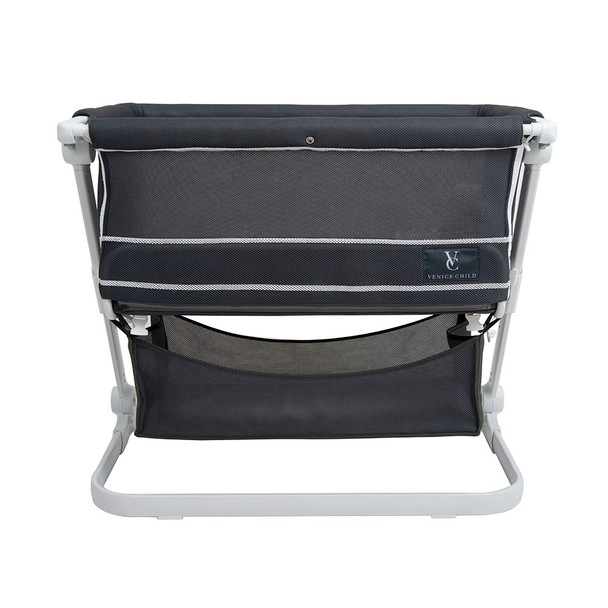 Venice Child Sunset Dreaming Bedside Bassinet in Gray