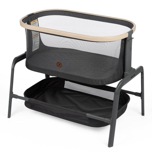 Maxi-Cosi Iora Bedside Bassinet in Classic Graphite