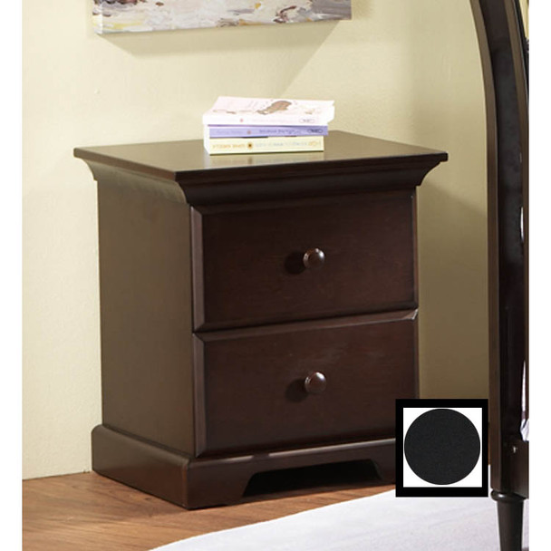 Pali Volterra Collection Nightstand in Mocacchino