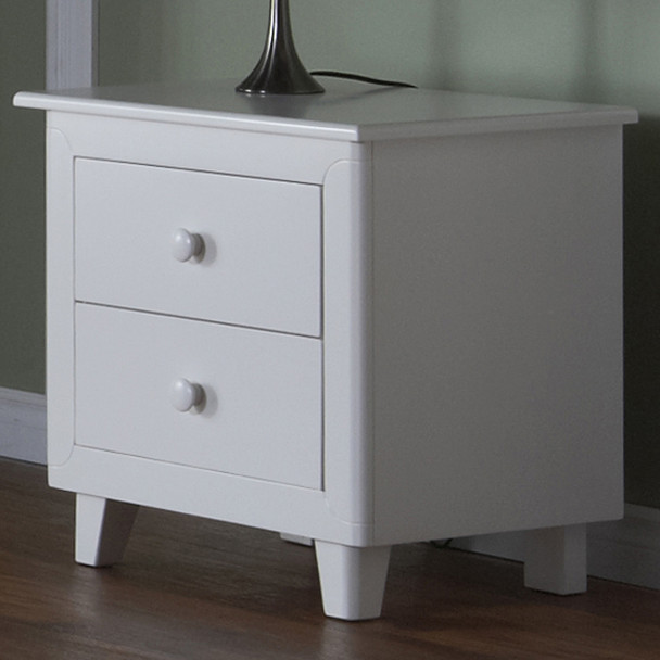 Pali Gala Collection Nightstand in White