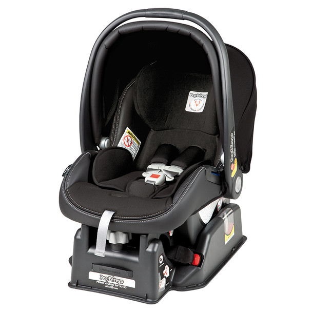 Peg Perego Primo Viaggio Sip 30/30 in Licorice - Black Leather