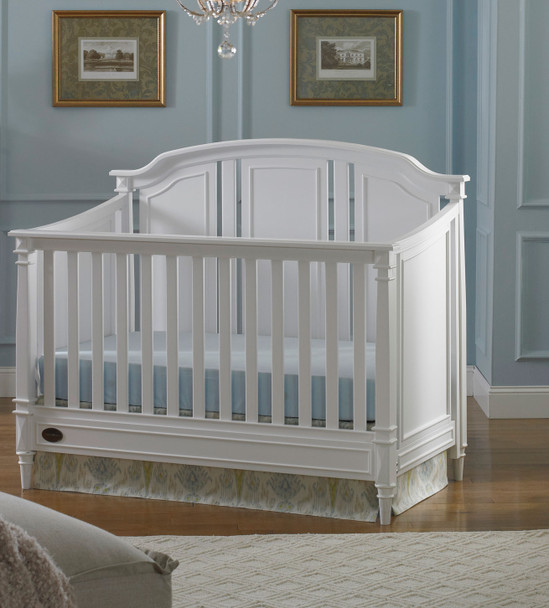 Dolce Babi Bella Convertible Crib in Snow White by Bivona & Company