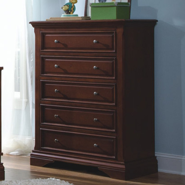 Westwood Donnington Collection 5 Drawer Chest in Virginia Cherry