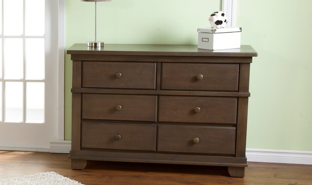 Pali Lucca Collection Double Dresser in Slate