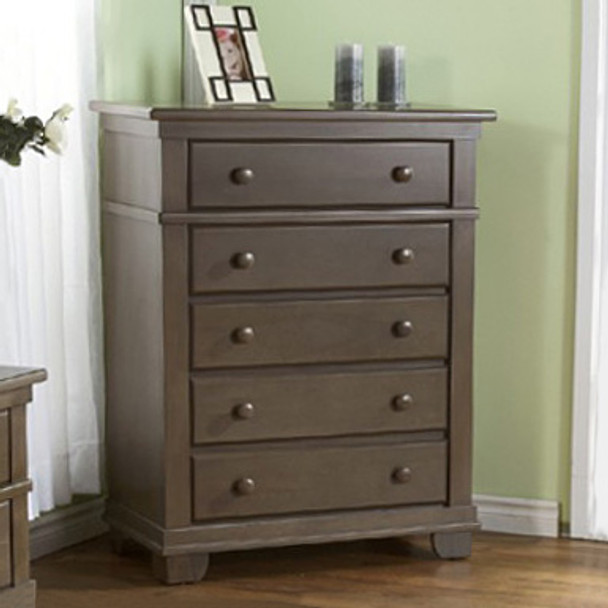 Pali Lucca Collection 5 Drawer Dresser in Slate