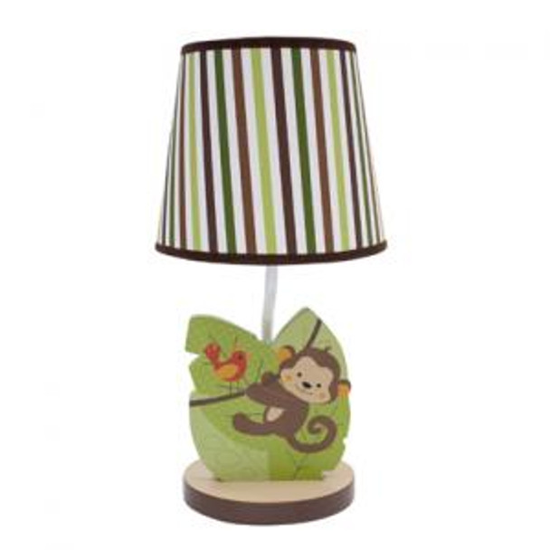 Bedtime Originals Jungle Buddies Lamp with Shade and Bulb